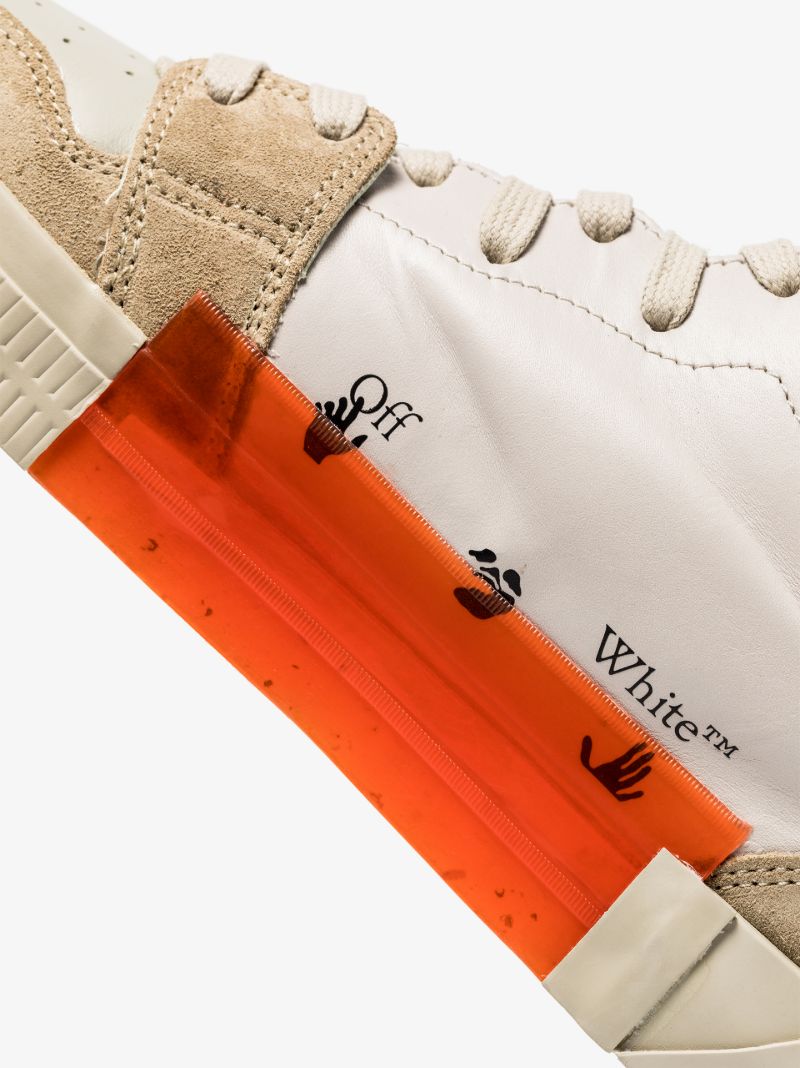 Neutral Vulcanised High Top Sneakers