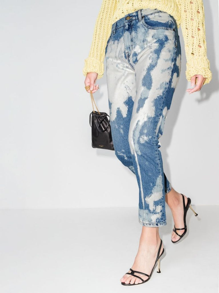 Acid Wash Boyfriend Jeans