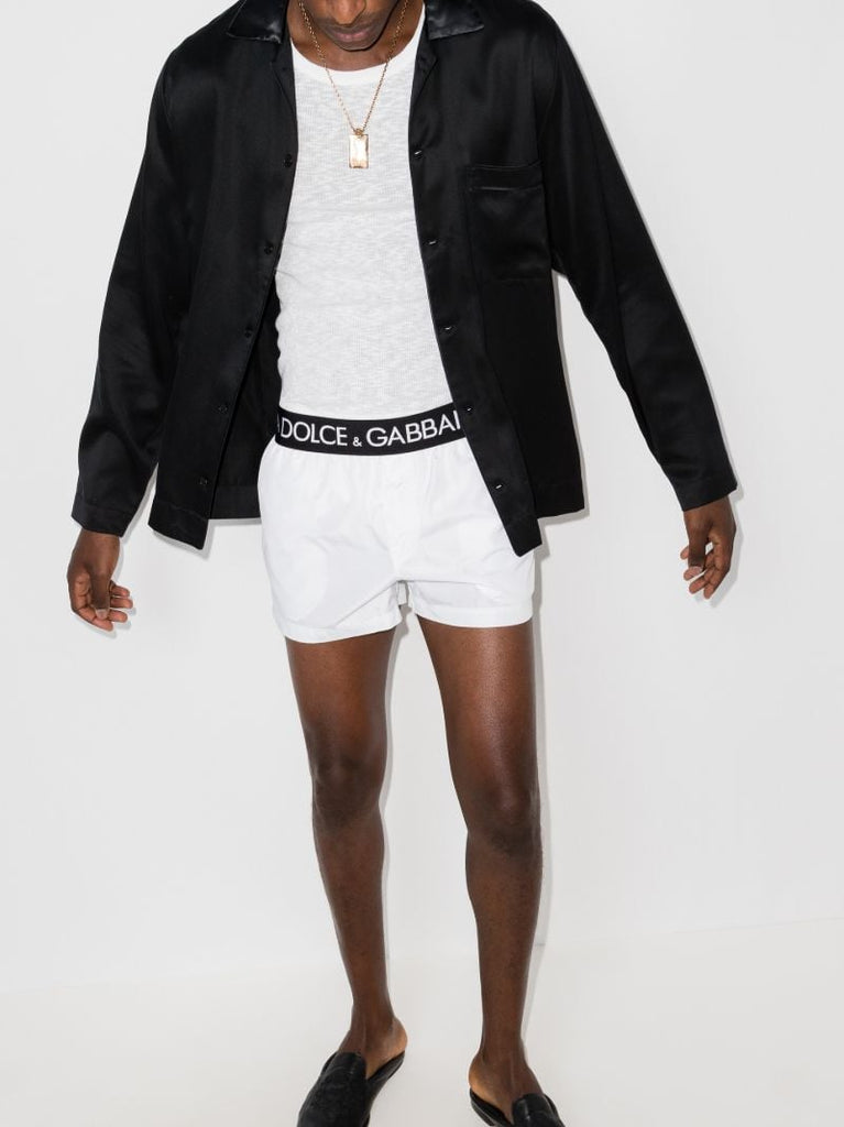 Logo Branded Swim Shorts