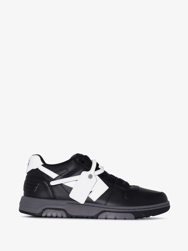 Black Out of Office Leather Sneakers