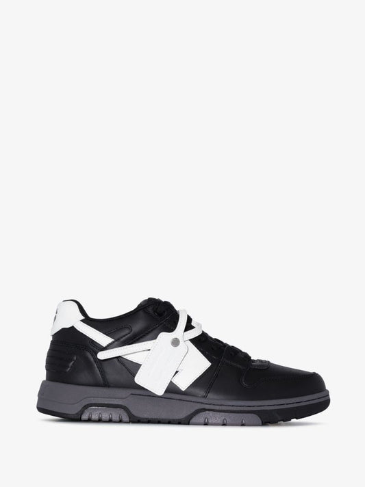 Black Out of Office Leather Sneakers