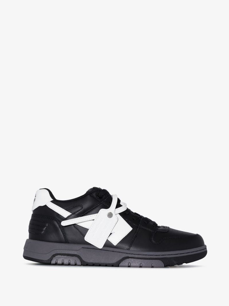Black Out of Office Leather Sneakers