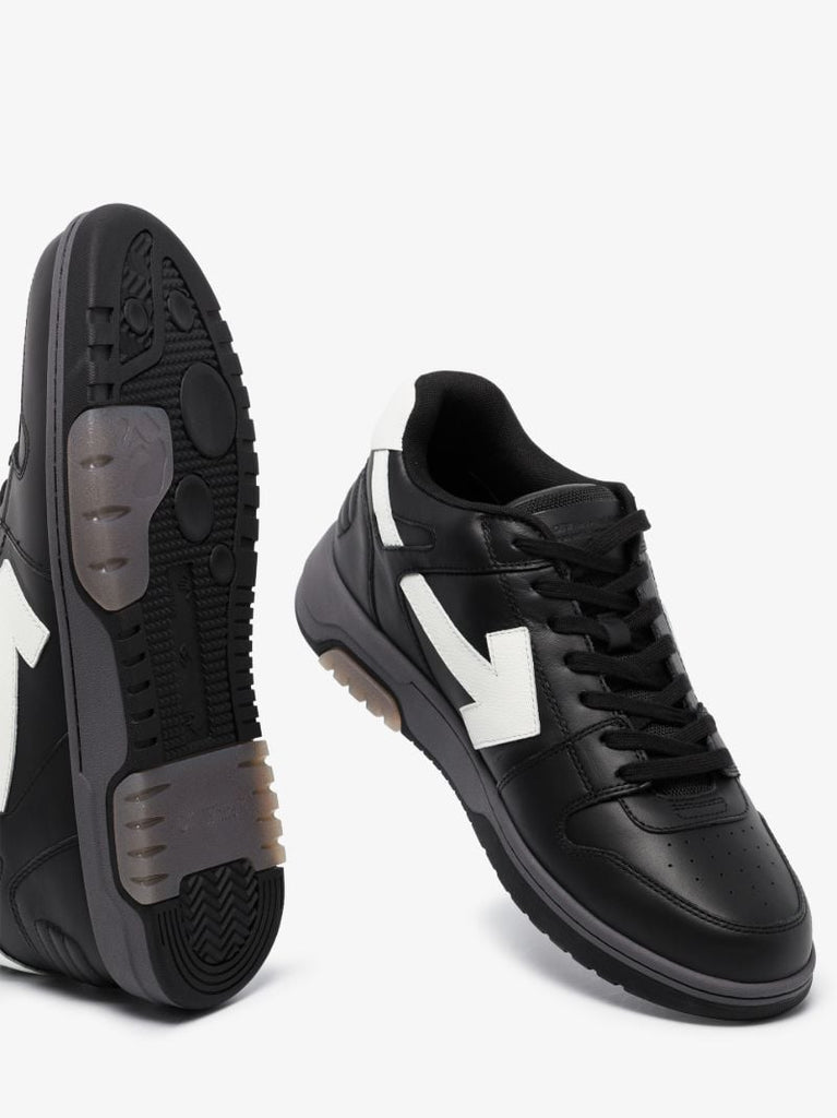 Black Out of Office Leather Sneakers