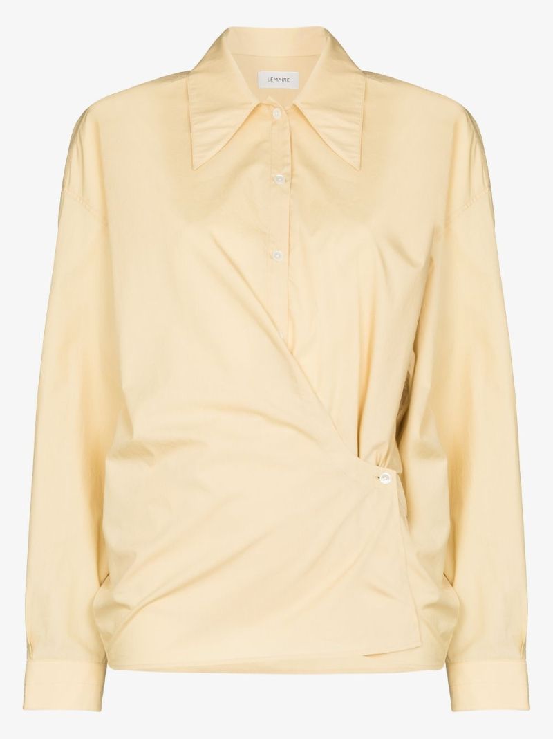 Yellow Twisted Cotton Shirt
