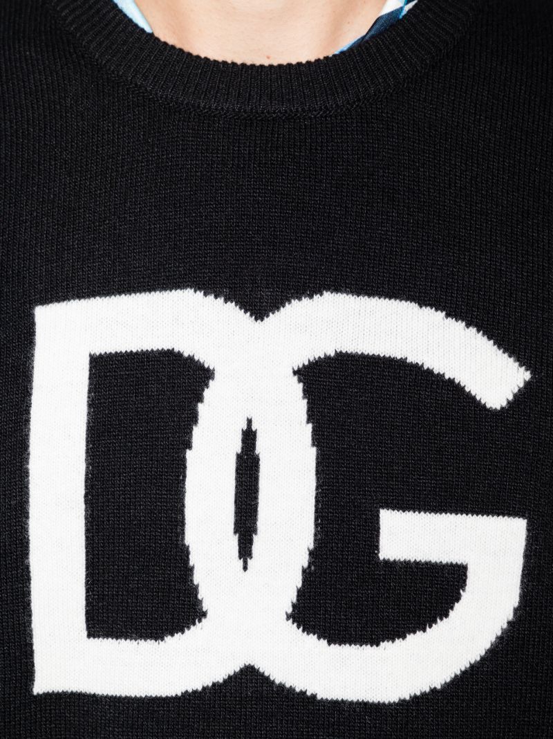 Dg Logo Virgin Wool Sweater