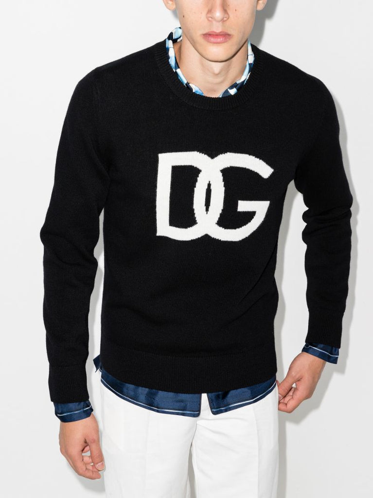 Dg Logo Virgin Wool Sweater