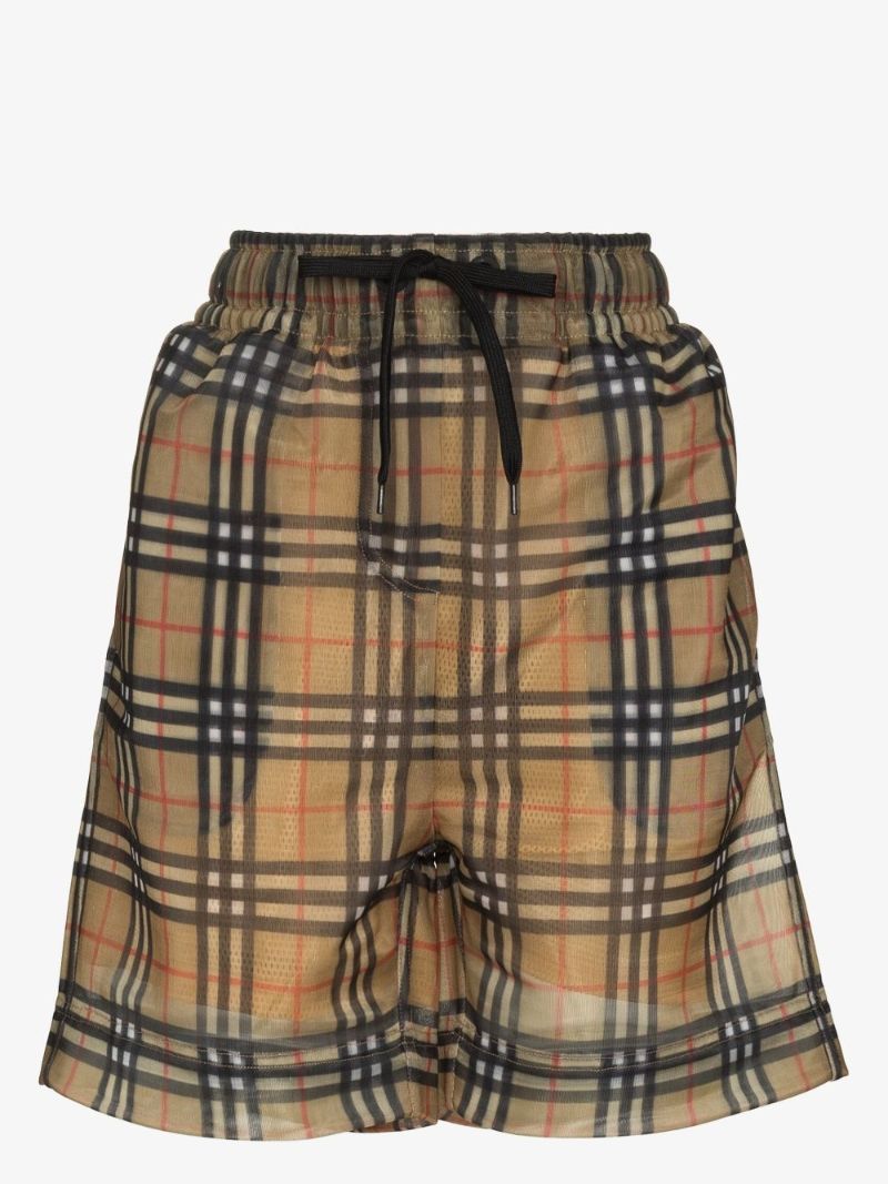 Vintage Check Mesh Shorts