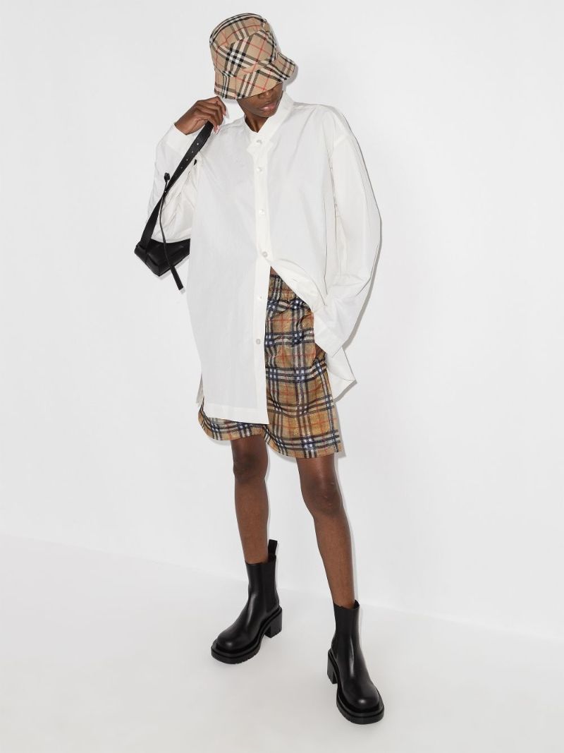 Vintage Check Mesh Shorts