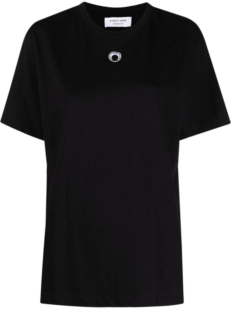 Black Crescent Moon Organic Cotton T-shirt