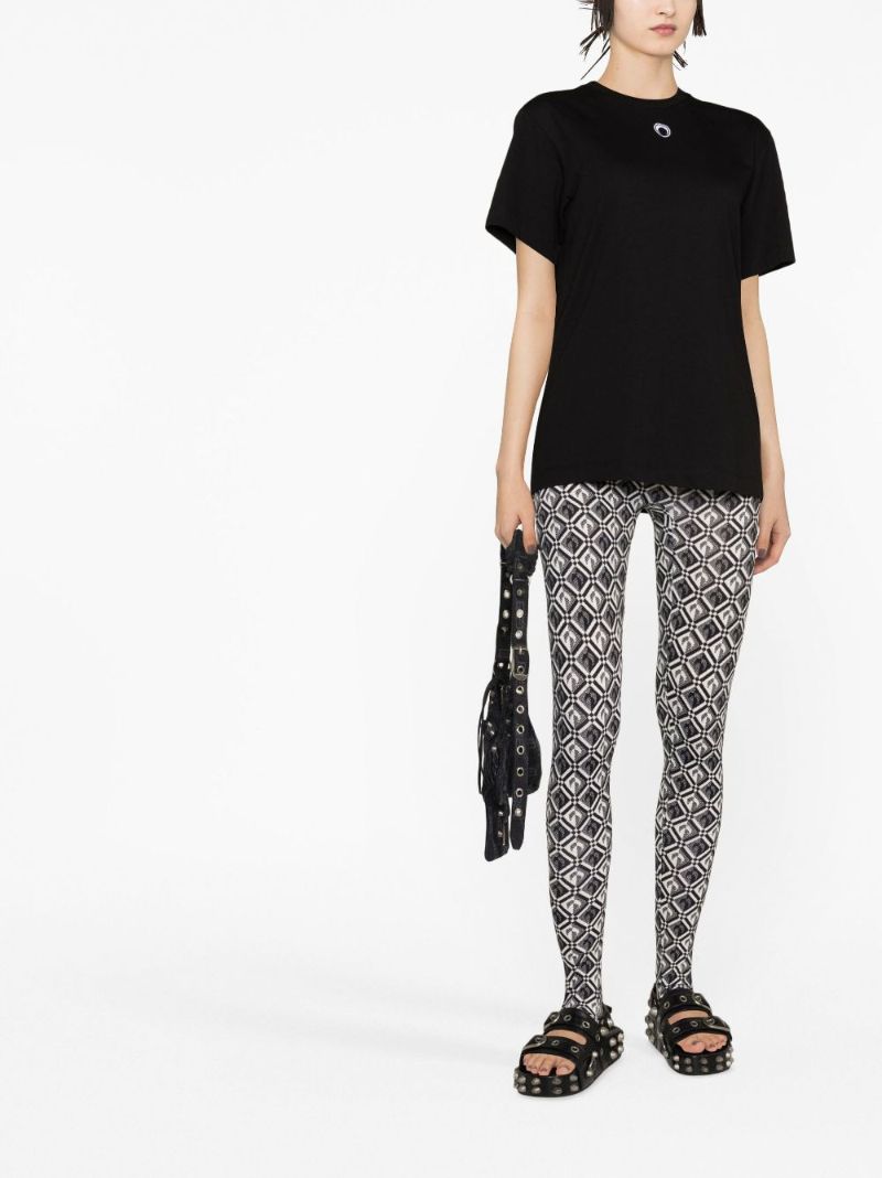 Black Crescent Moon Organic Cotton T-shirt
