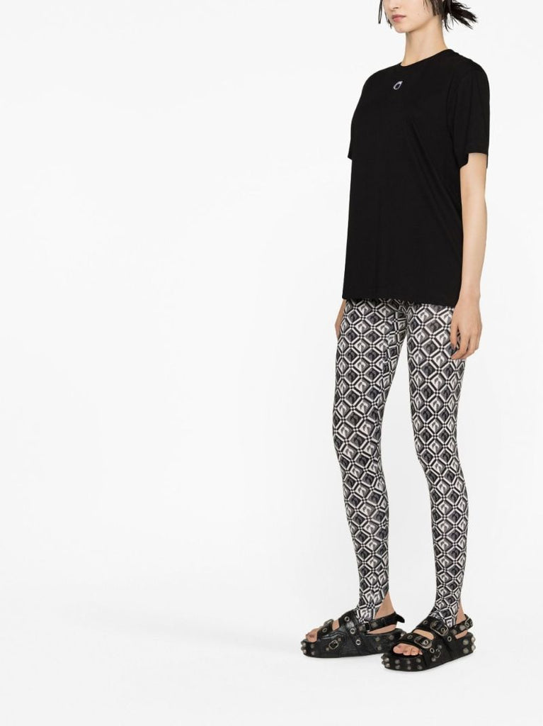 Black Crescent Moon Organic Cotton T-shirt