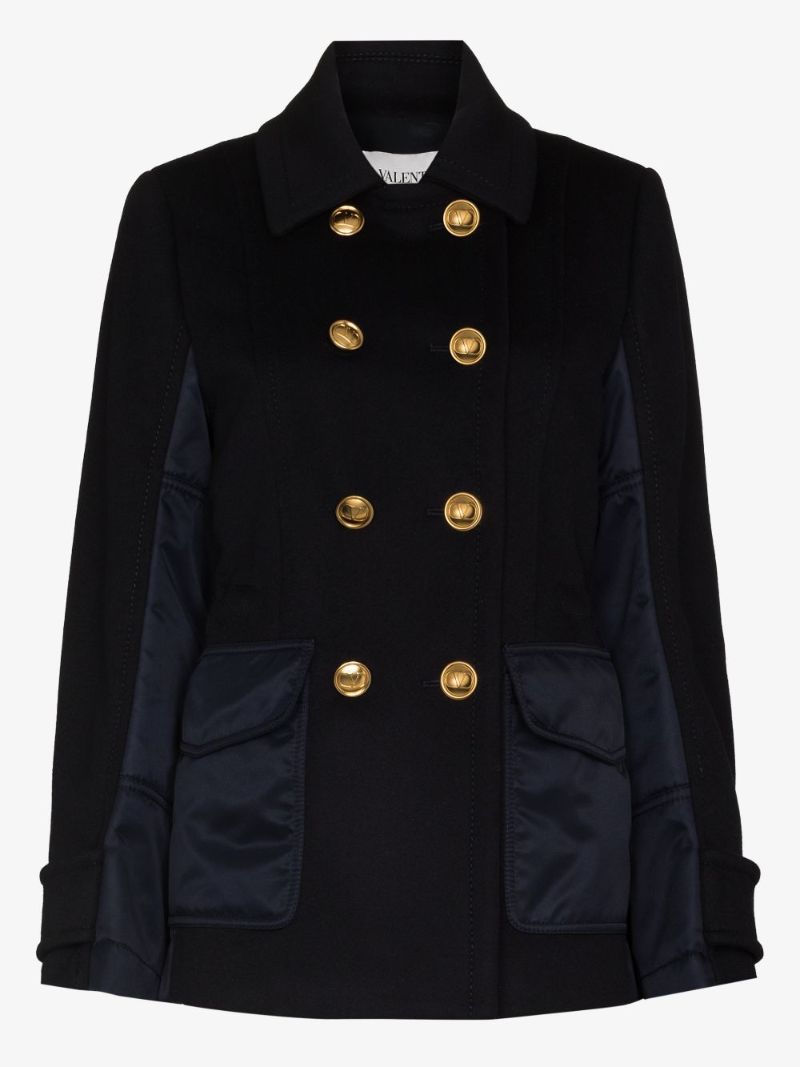 Double-breasted Wool Peacoat