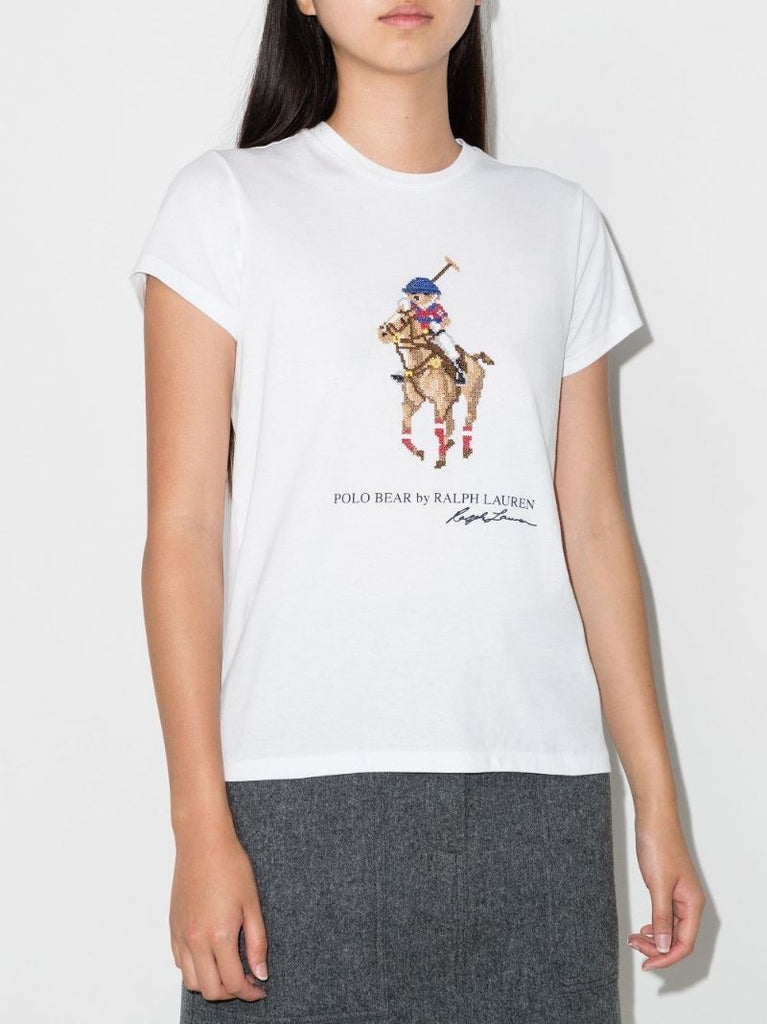 Polo Bear Print T-shirt