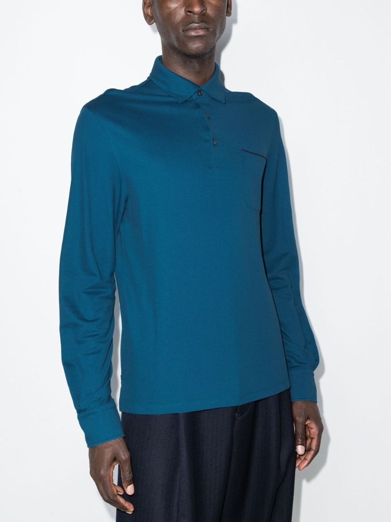 Long Sleeve Polo Shirt