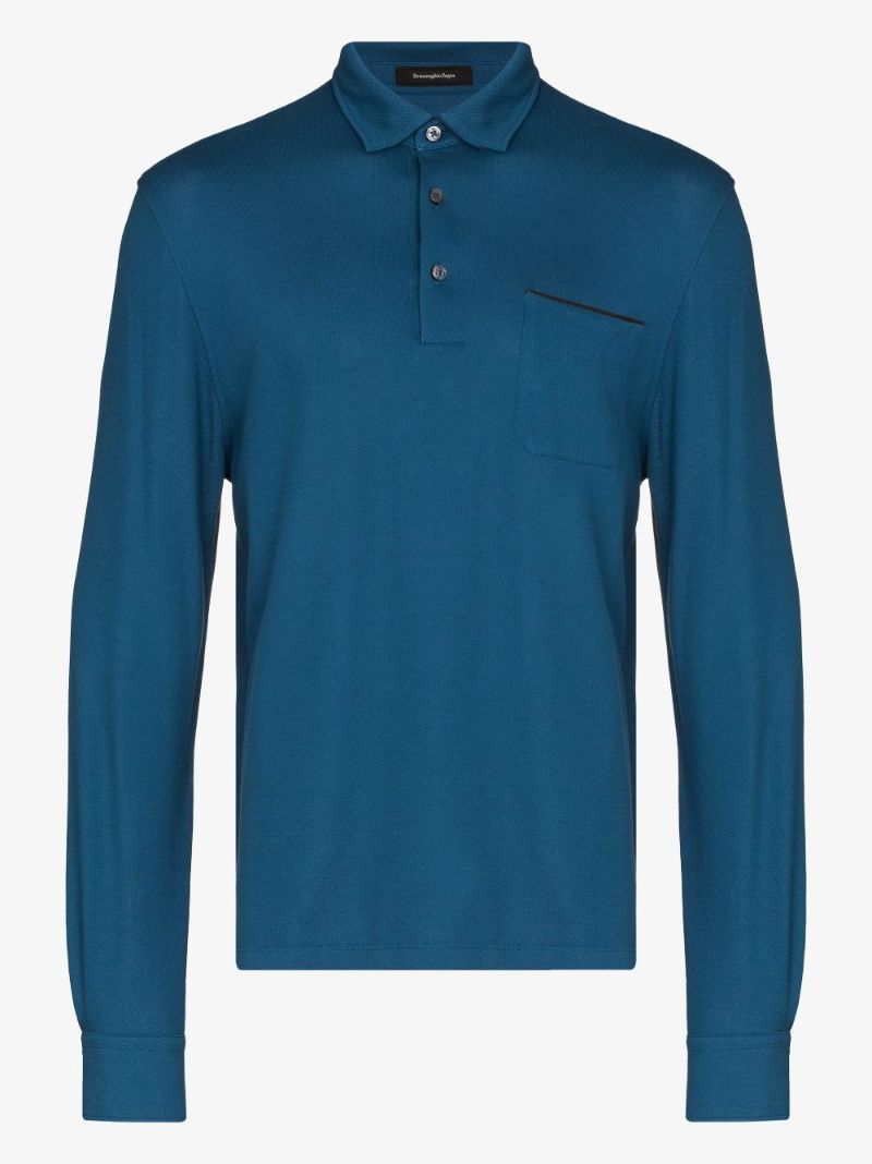 Long Sleeve Polo Shirt