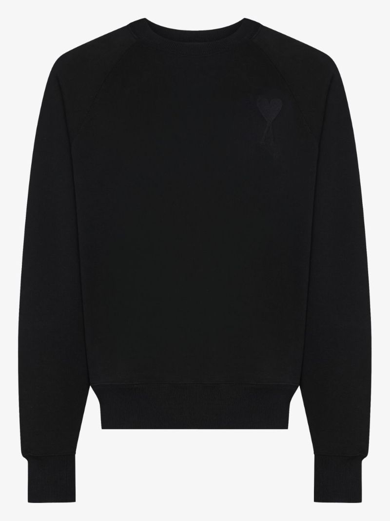 Black Ami De CÃ_x0085_â_x0080__x009c_ur Organic Cotton Sweatshirt