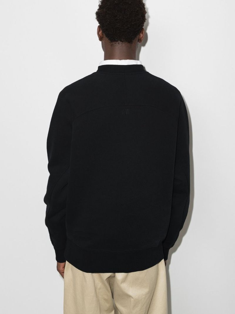 Black Ami De CÃ_x0085_â_x0080__x009c_ur Organic Cotton Sweatshirt