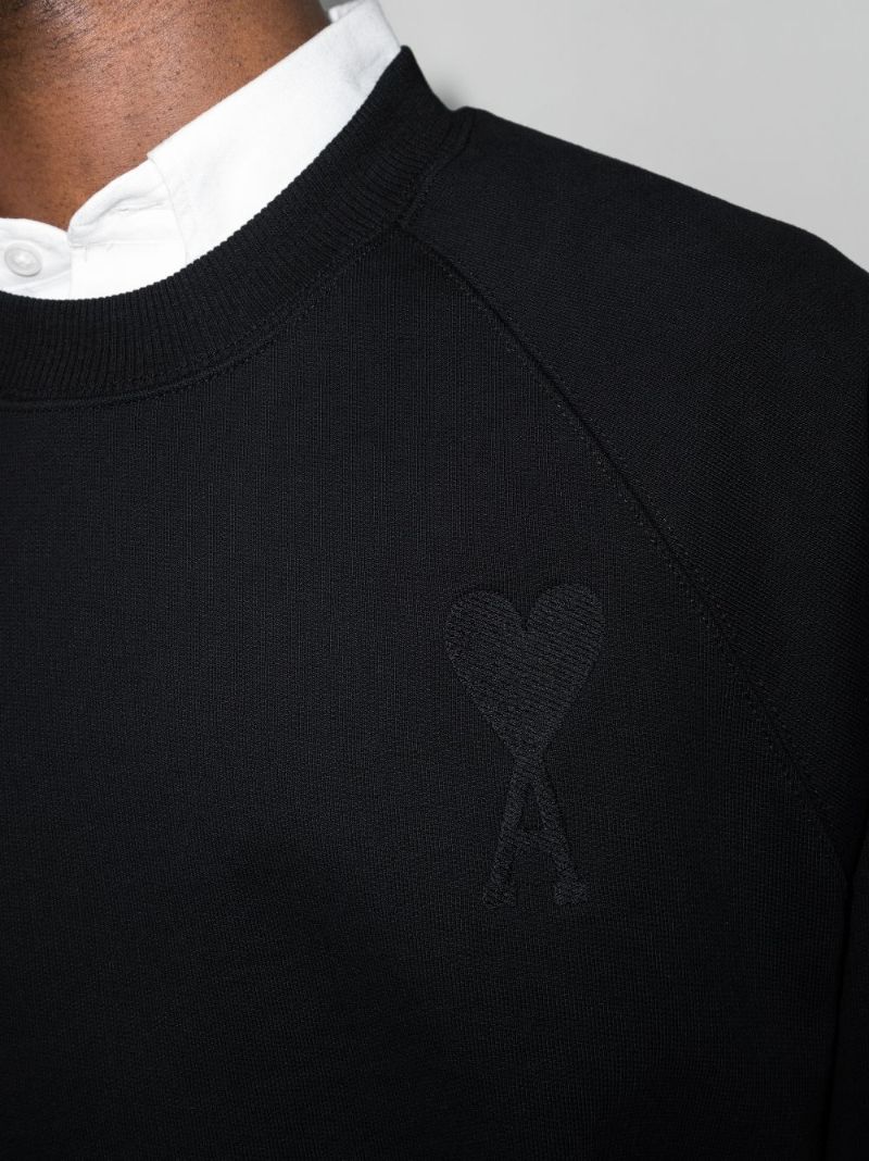Black Ami De CÃ_x0085_â_x0080__x009c_ur Organic Cotton Sweatshirt