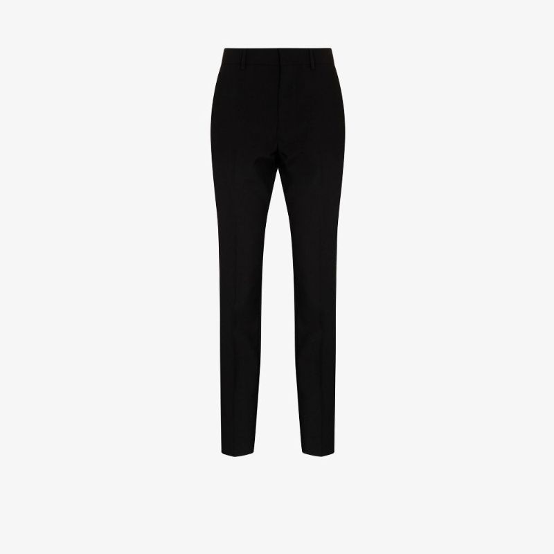 Slim Leg Wool Trousers
