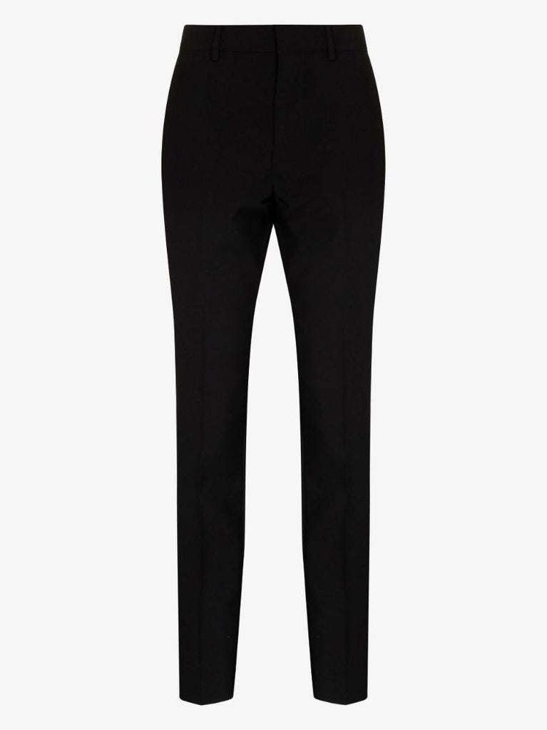 Slim Leg Wool Trousers