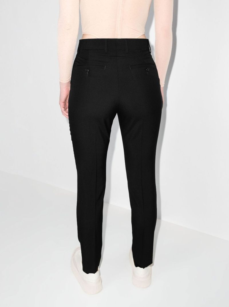 Slim Leg Wool Trousers