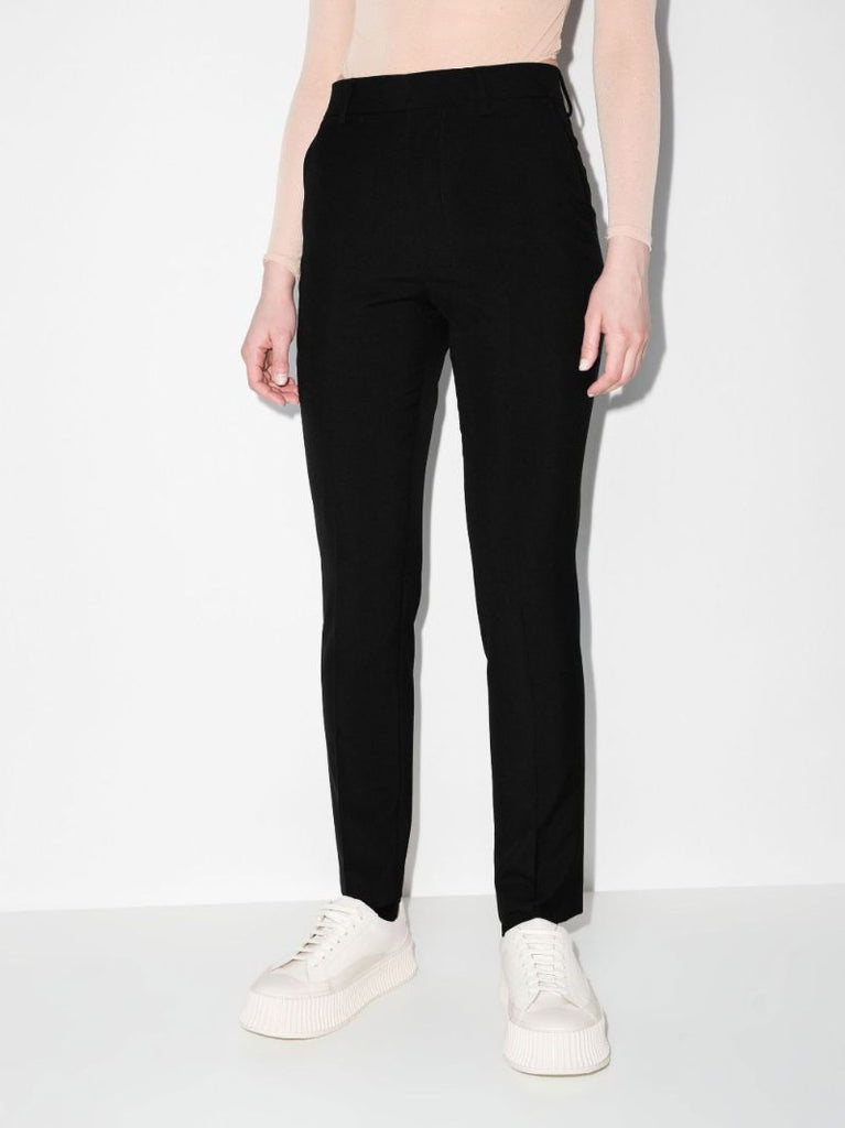 Slim Leg Wool Trousers