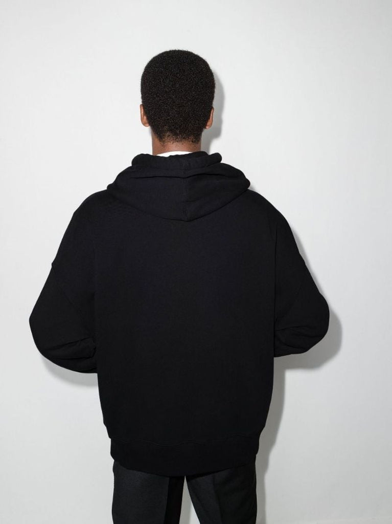 Embroidered Logo Cotton Hoodie