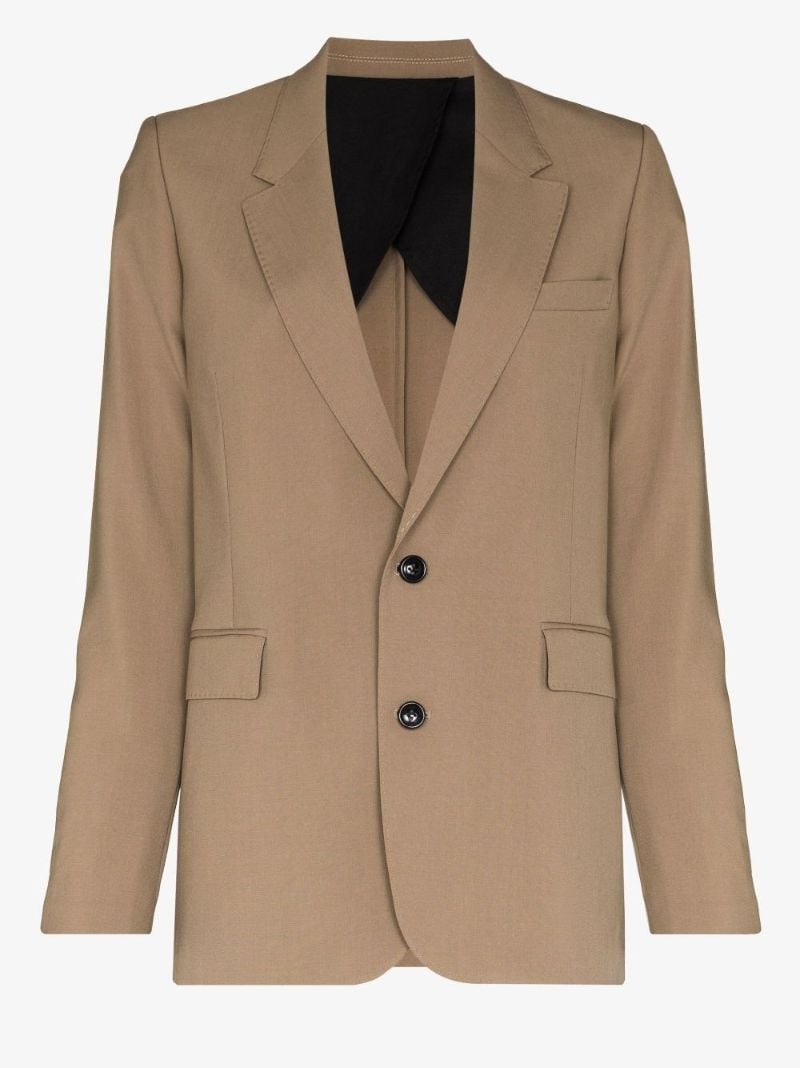 Single-breasted Wool Blazer
