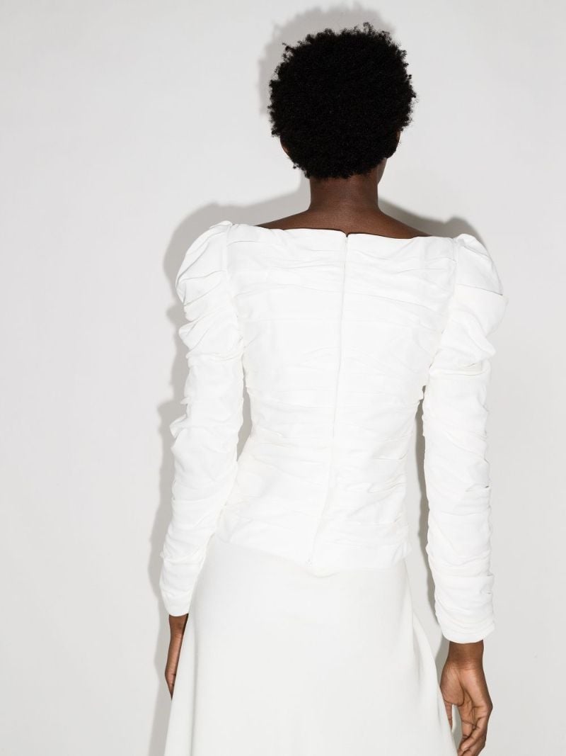 Shawna Square Neck Ruched Top