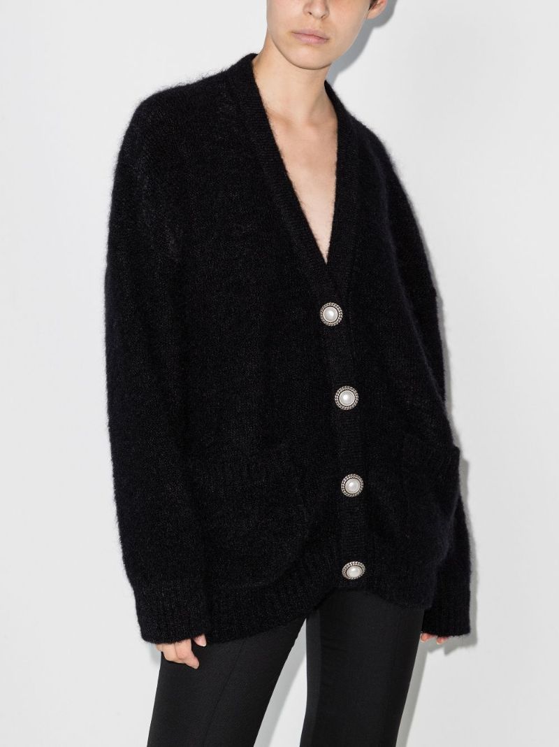 Mohair Knitted Cardigan
