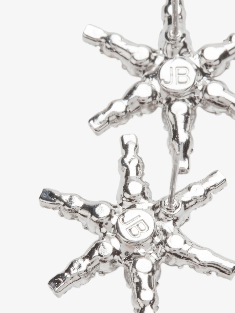 Silver Tone Celia Crystal Earrings
