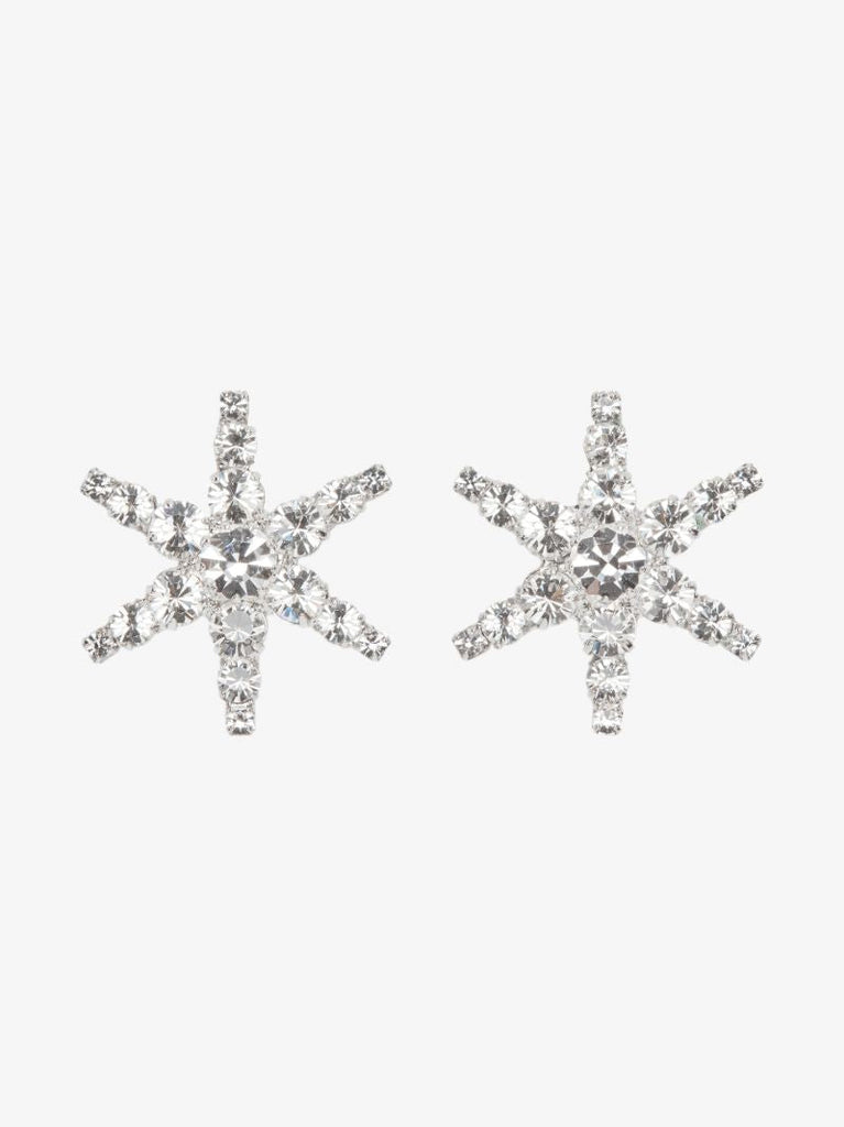 Silver Tone Celia Crystal Earrings