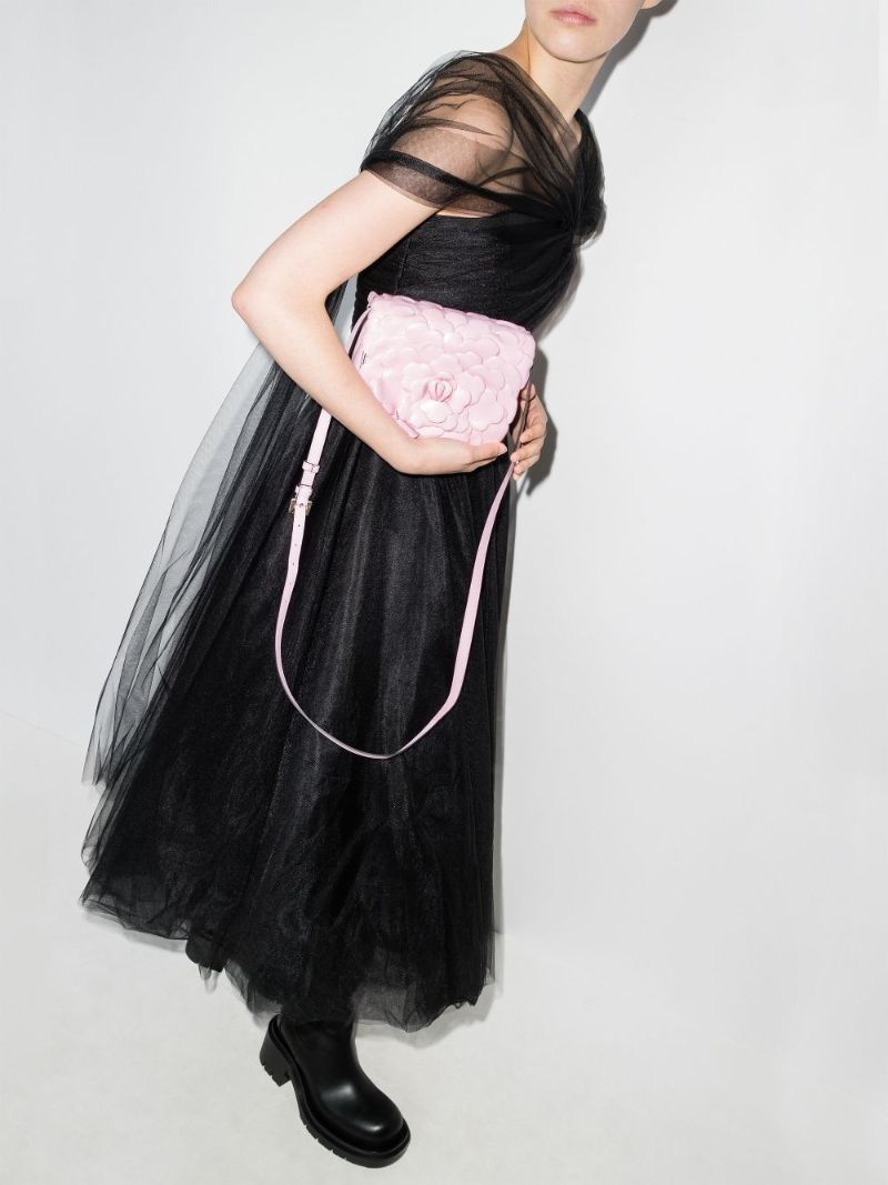 Pink Small 03 Rose Edition Atelier Leather Cross Body Bag