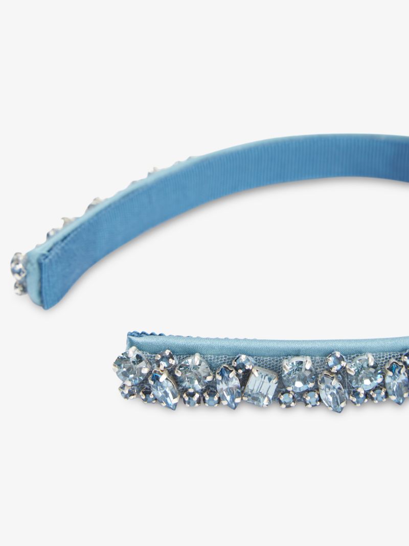 Blue Essen Crystal Headband