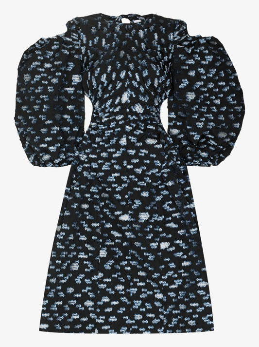 Jaz Jacquard Cutout Dress
