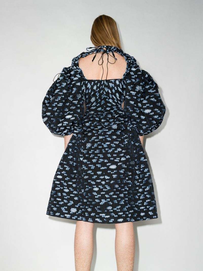 Jaz Jacquard Cutout Dress