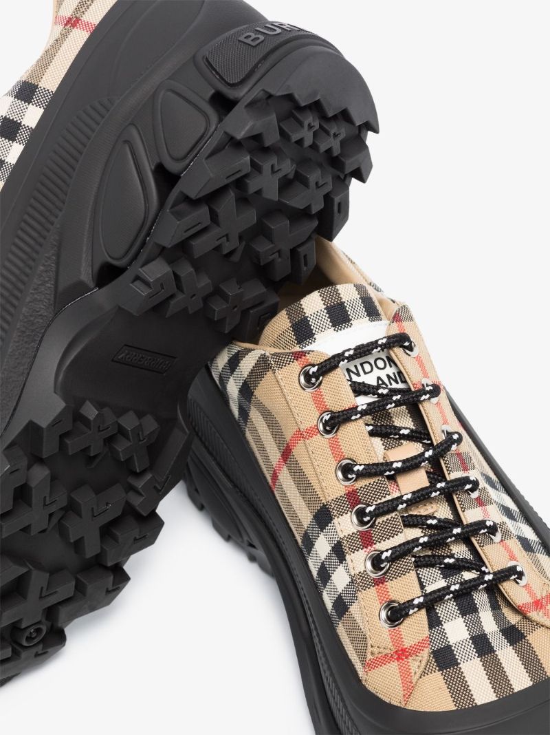 Neutral Arthur Vintage Check Sneakers