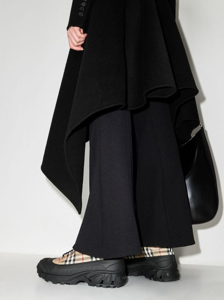 Neutral Arthur Vintage Check Sneakers