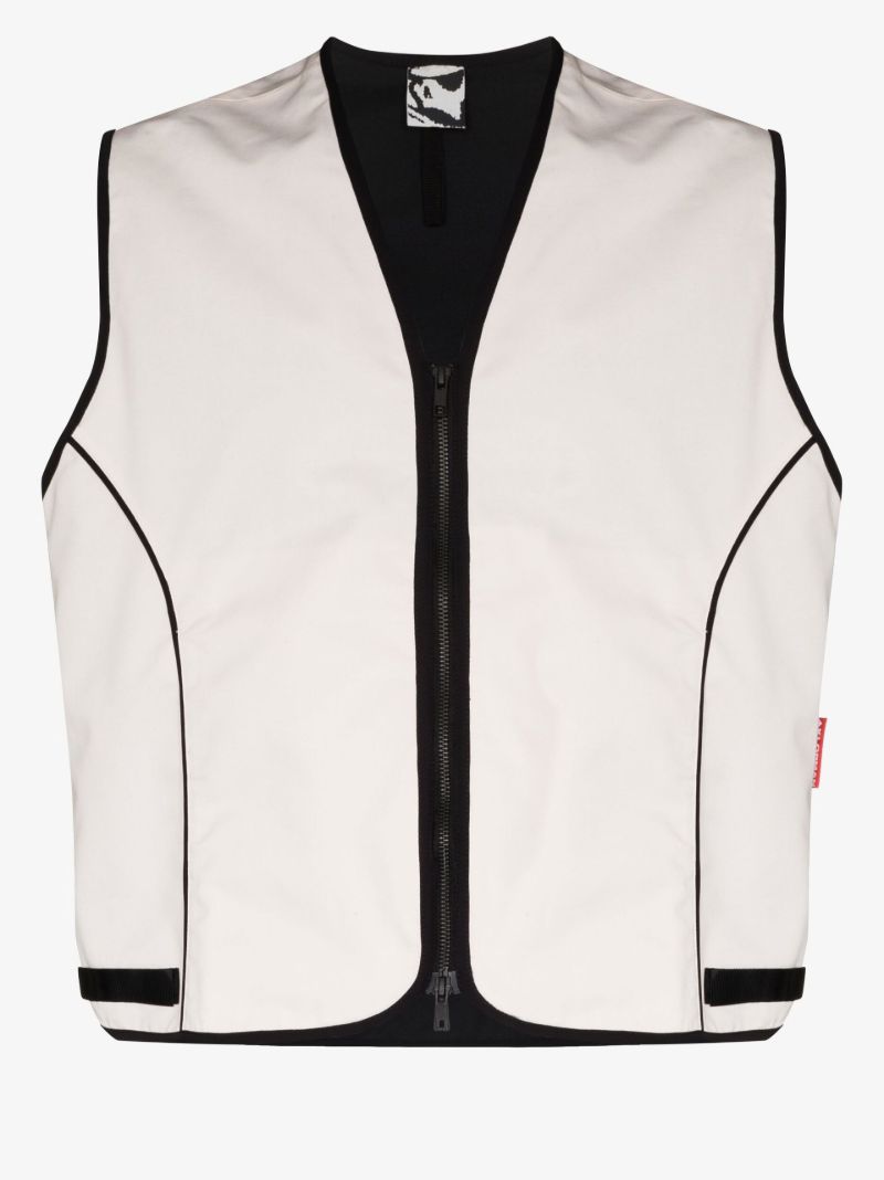 Neutral Klopman Pointer Zipped Vest