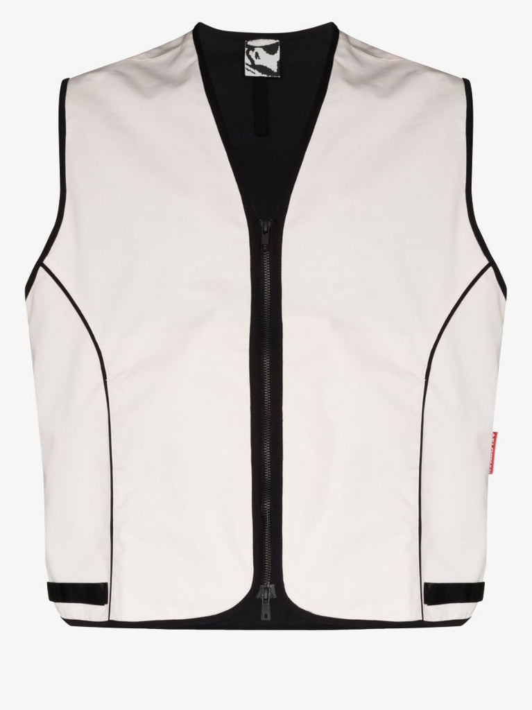 Neutral Klopman Pointer Zipped Vest
