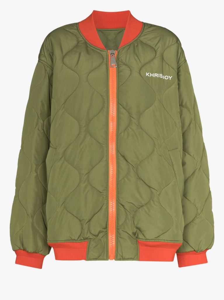 Quilted Bomber Jacket