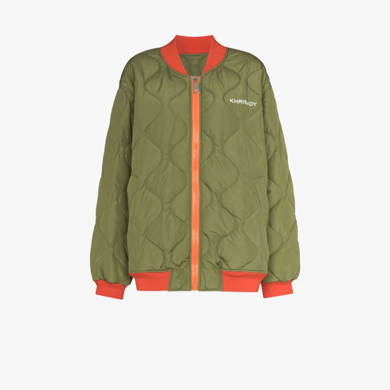 Quilted Bomber Jacket