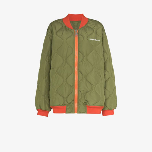 Quilted Bomber Jacket