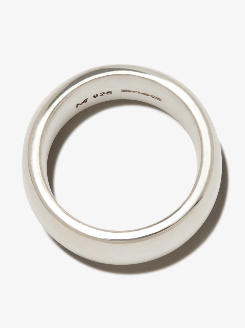 Sterling Silver Soli Cigar Band Ring