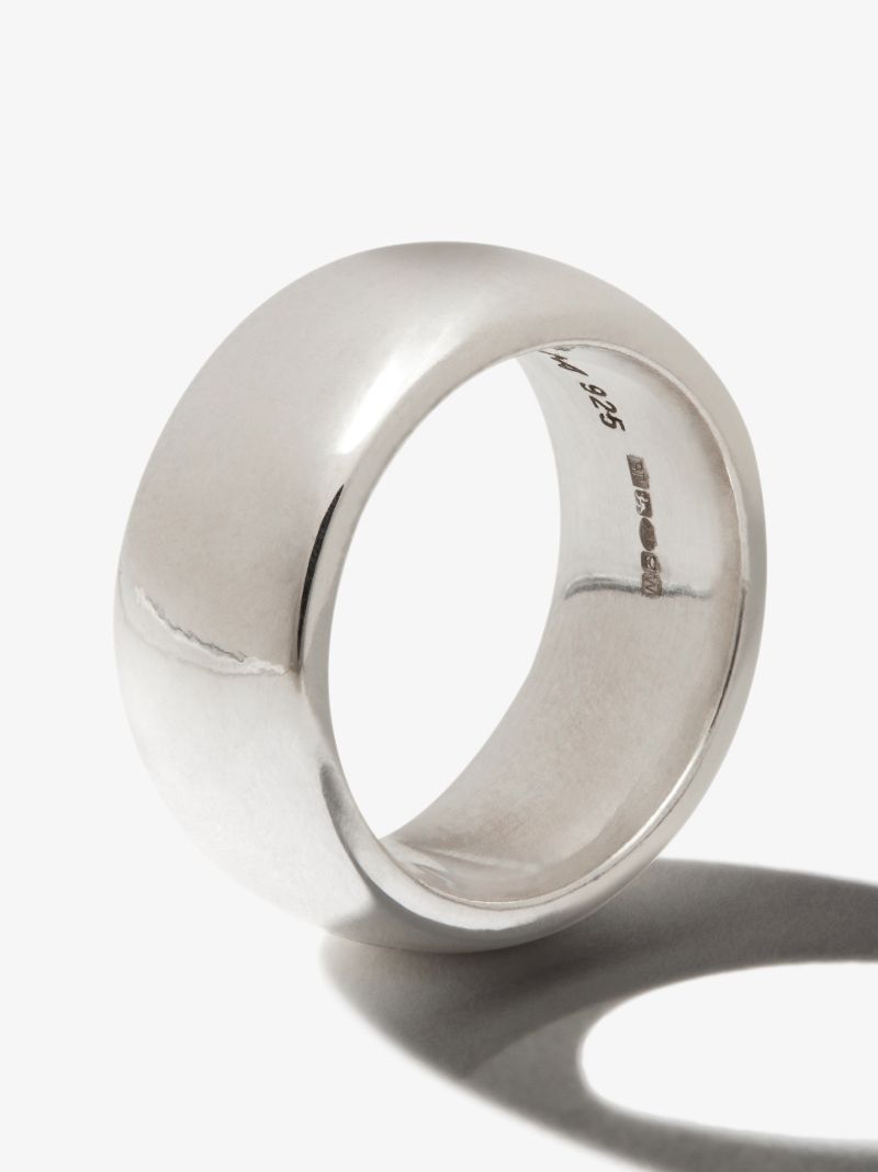 Sterling Silver Soli Cigar Band Ring