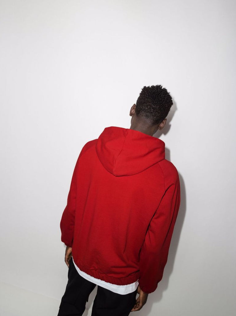 Compass Zip-up Cotton Hoodie