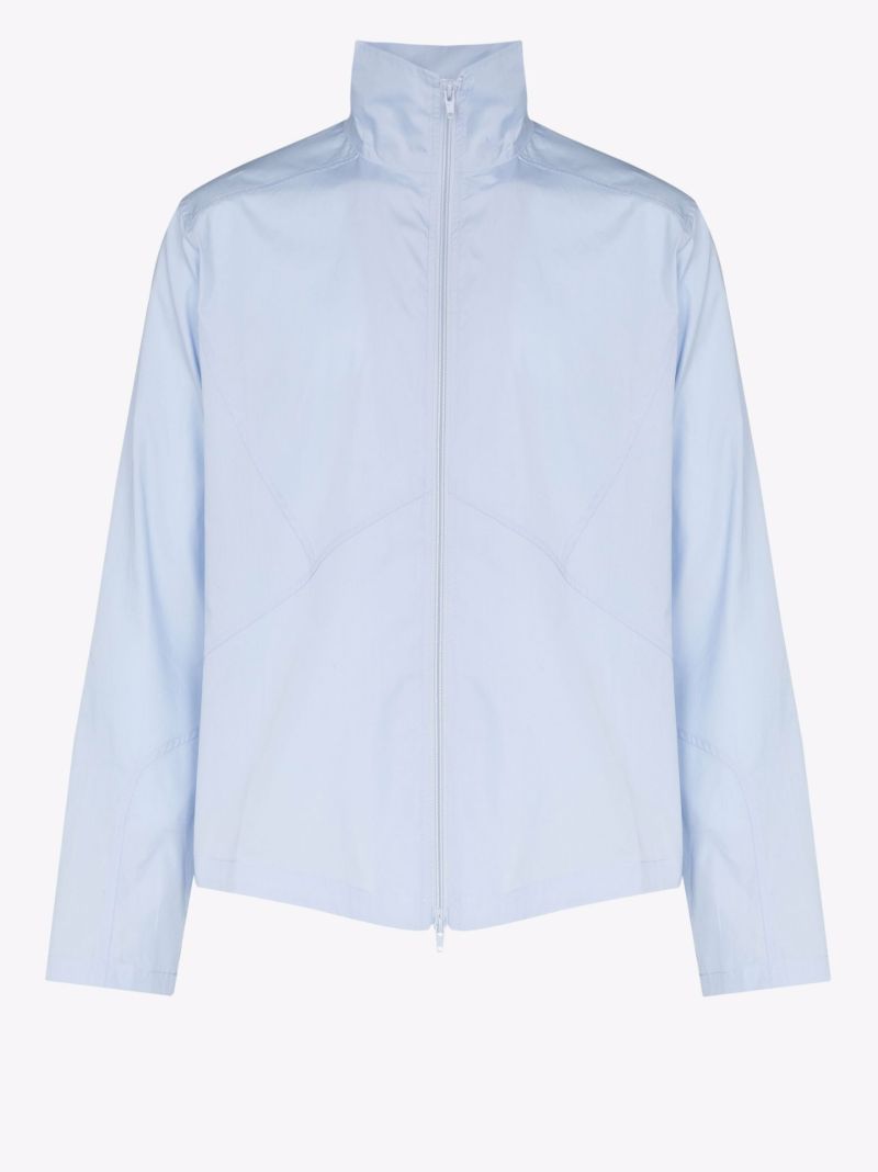 Skeleton Zip-up Cotton Shirt