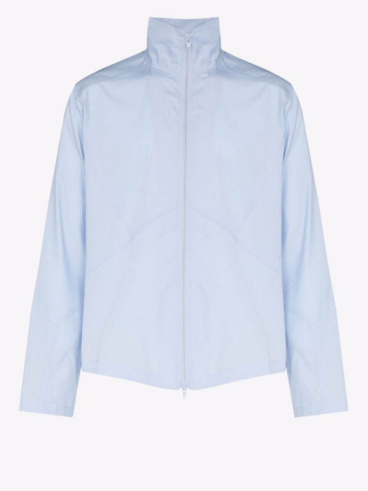 Skeleton Zip-up Cotton Shirt