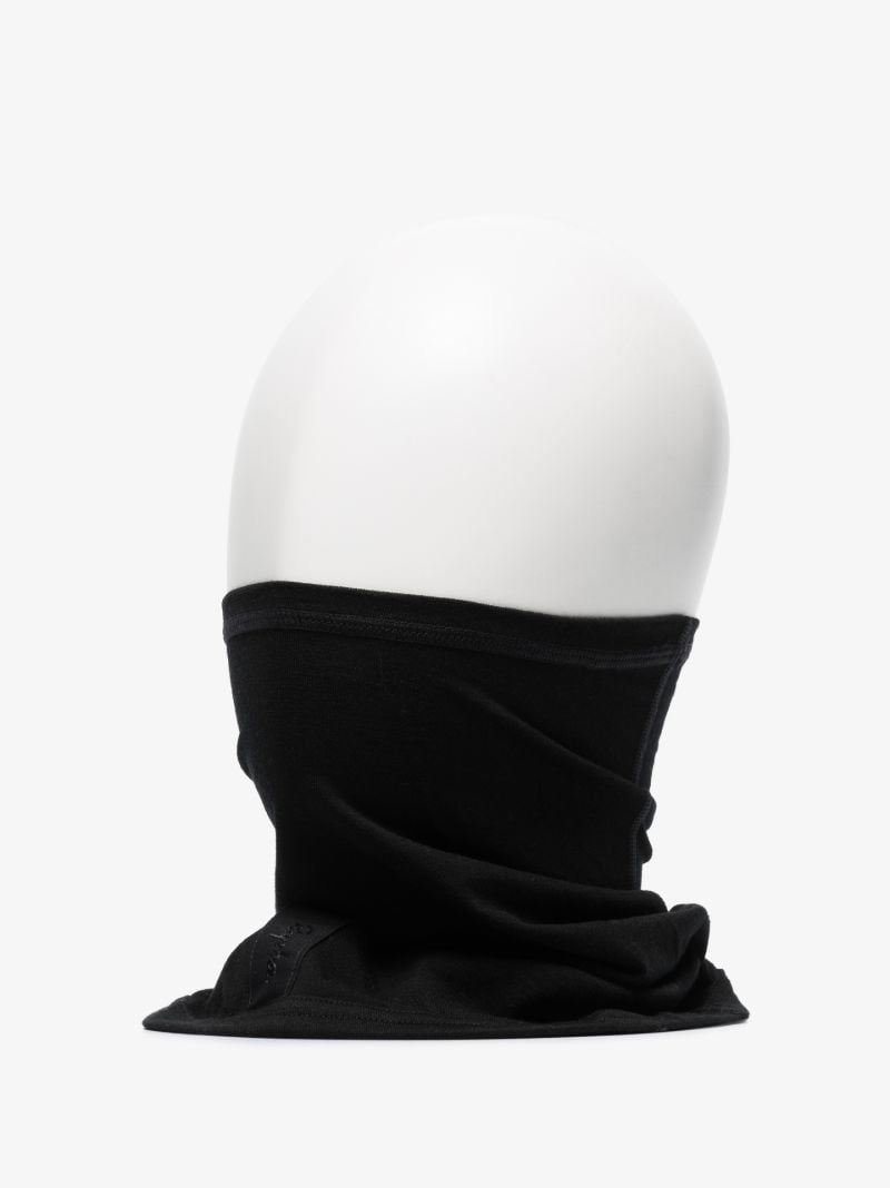 Black Winter Merino Wool Collar