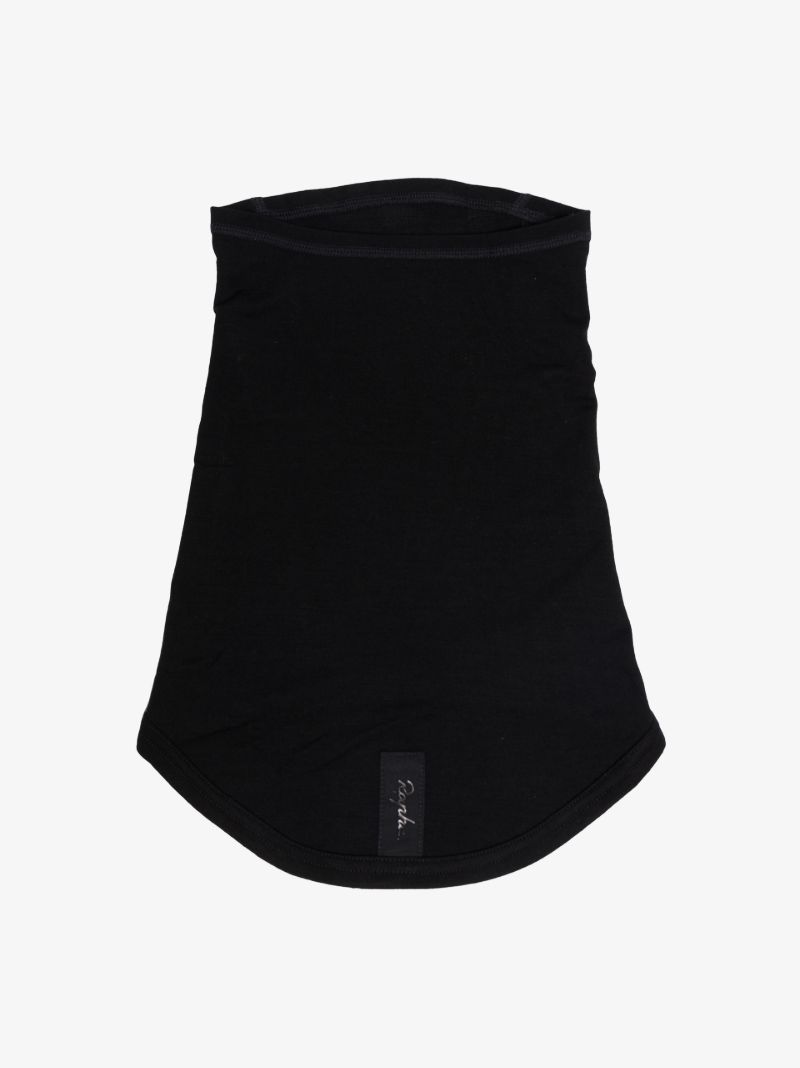 Black Winter Merino Wool Collar